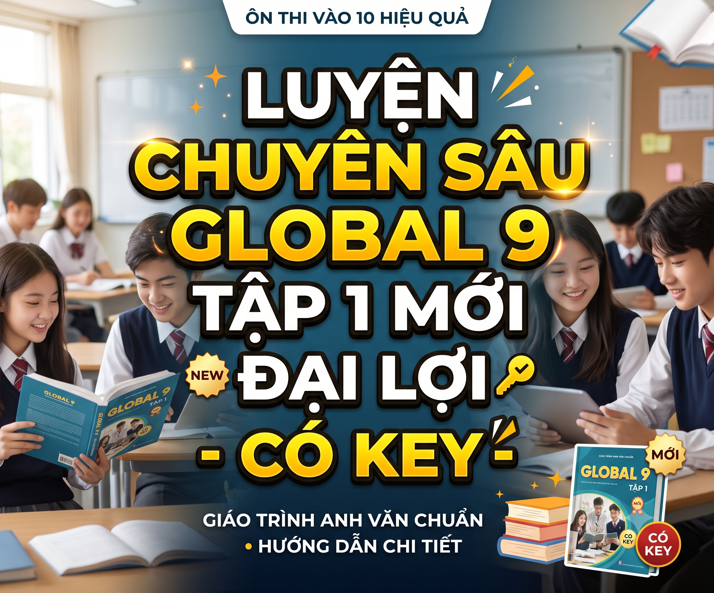 Luyện Chuyên Sâu Tiếng Anh 9 Global Success Tập 1 (Mới) - Đại Lợi (Có Đáp Án Key)